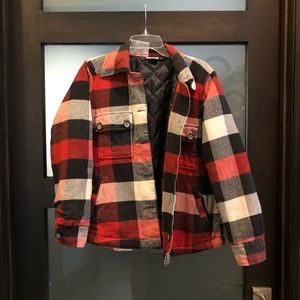KAVU plaid coat